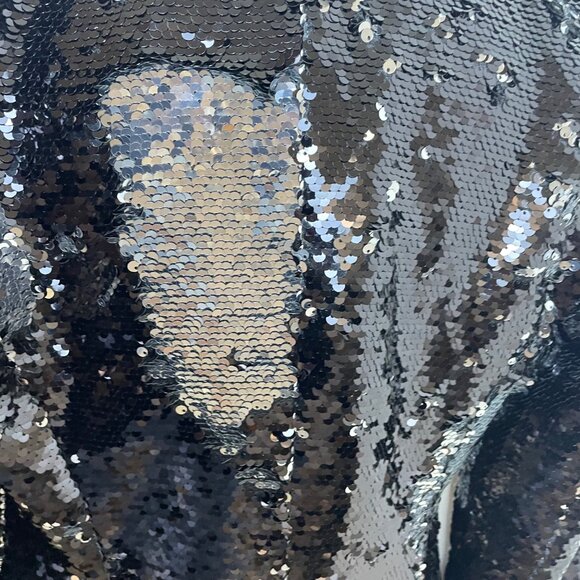 Inc International Concepts Womens Black Sequin Blazer Formal Jacket Sz M - Picture 4 of 9